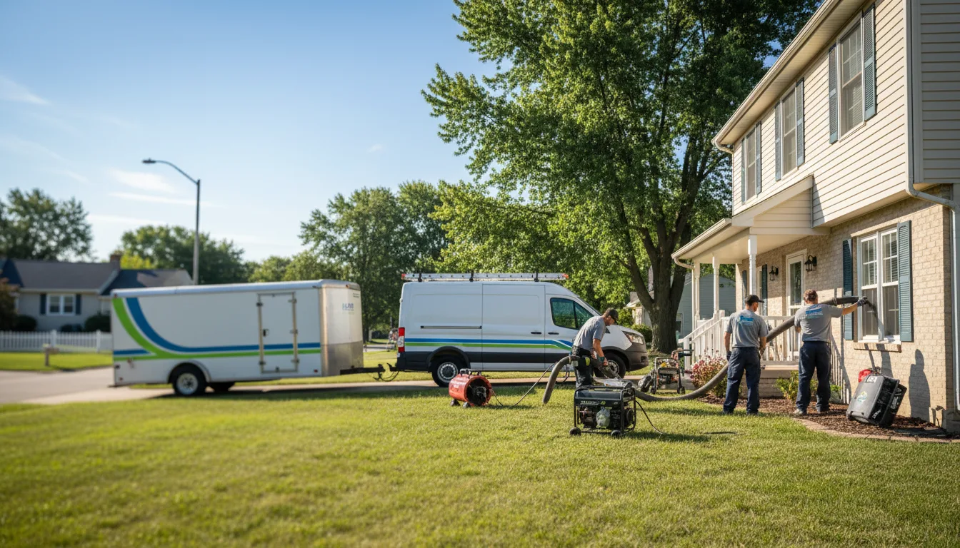 Flooded Basement Restoration And Cleanup With Repair in Big Falls, WI near me